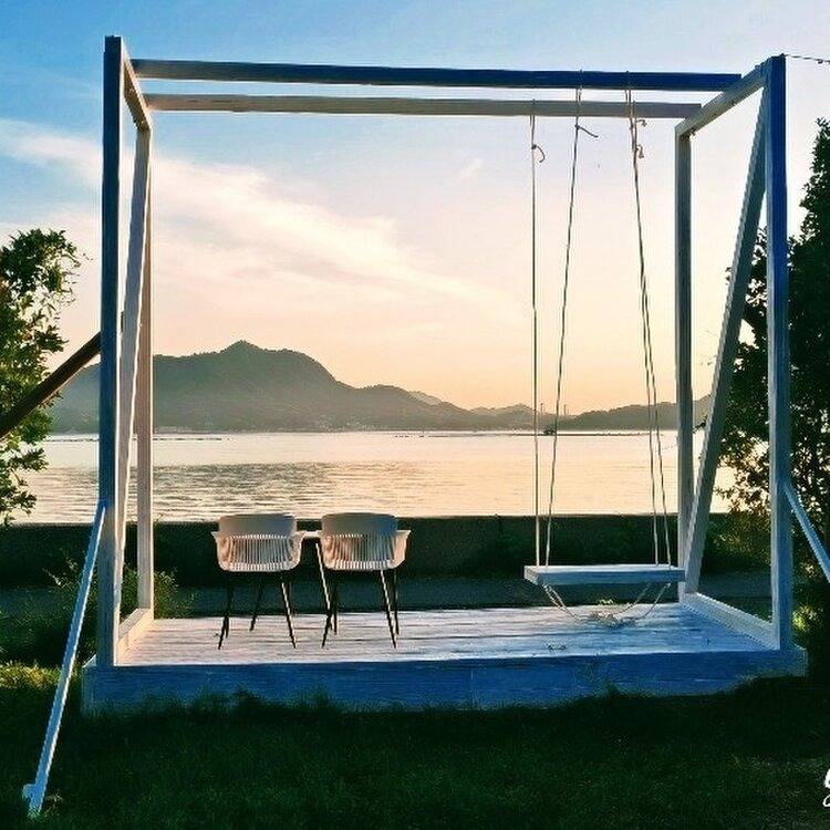 しまなみ海道伯方島観光スポットアニマルファームガーデン伯方の風景の写真